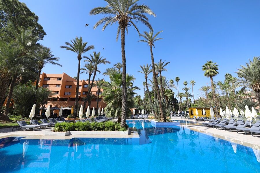 Kenzi Farah Hotel Marrakesh Exterior photo The swimming pool at the hotel