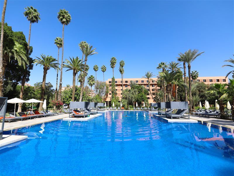 Kenzi Farah Hotel Marrakesh Exterior photo The pool at the hotel