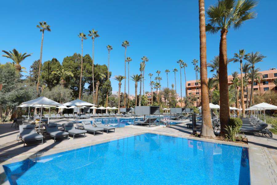 Kenzi Farah Hotel Marrakesh Exterior photo The pool at the Royal Palm Hotel